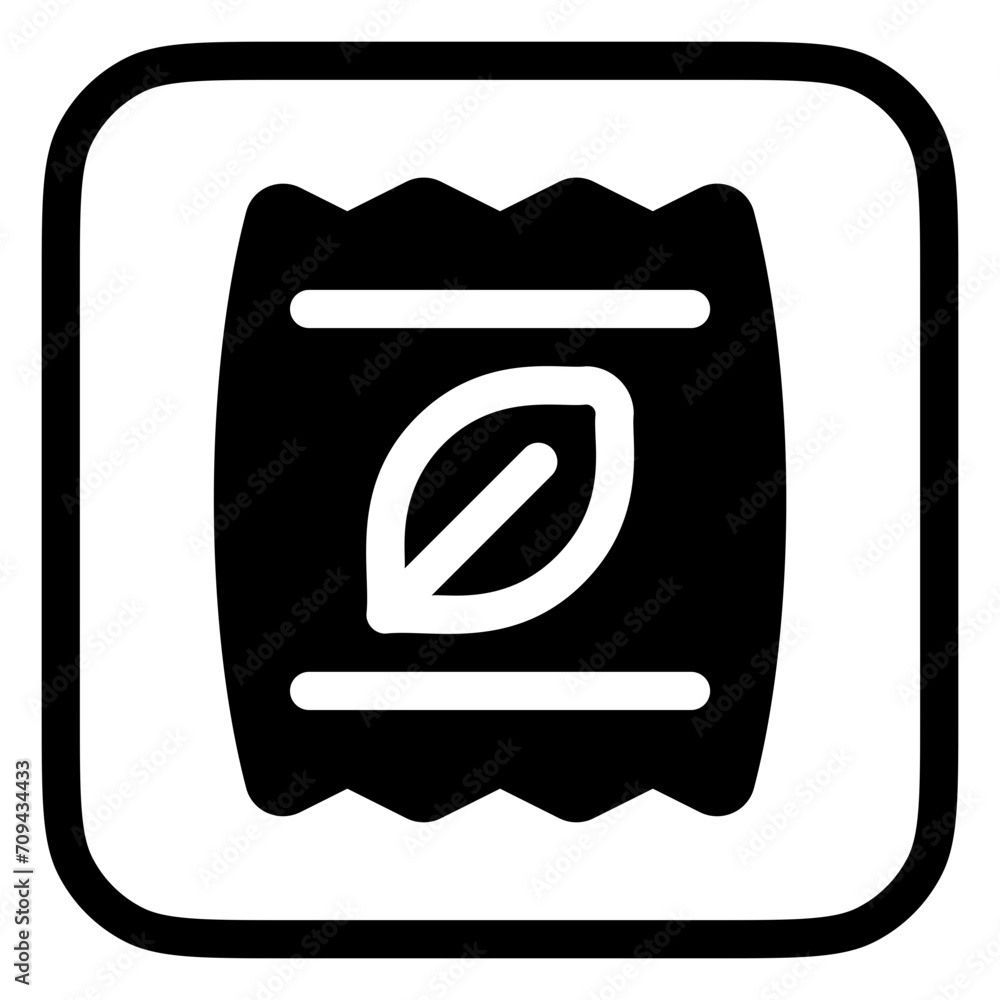 Editable seed bags, fertilizer vector icon. Gardening, landscaping, horticulture. Part of a big icon set family. Perfect for web and app interfaces, presentations, infographics, etc Editable seed bags, fertilizer vector icon. Gardening, landscaping, horticulture. Part of a big icon set family. Perfect for web and app interfaces, presentations, infographics, etc