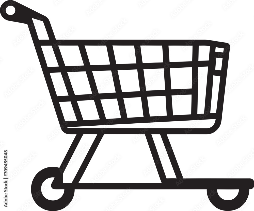 Basket Ballet Monochromatic Dance of Shopping Trolley Design in Vector Retail Elegance Vector Black Shopping Trolley Emblem in Logo Design Basket Ballet Monochromatic Dance of Shopping Trolley Design in Vector Retail Elegance Vector Black Shopping Trolley Emblem in Logo Design