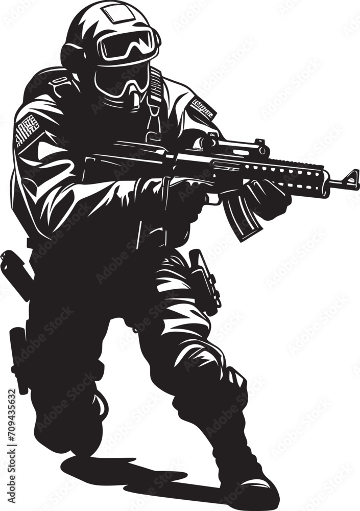Stealth Guardians Vector Black Logo Design for SWAT Police Authority Tactical Resilience Monochrome SWAT Police Emblem in Sleek Vector Stealth Guardians Vector Black Logo Design for SWAT Police Authority Tactical Resilience Monochrome SWAT Police Emblem in Sleek Vector