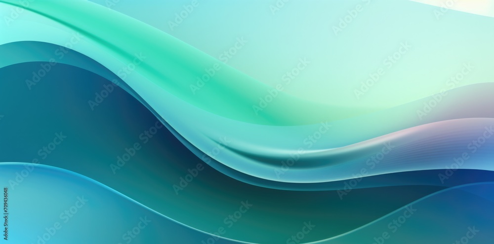 abstract blue and green waves with light background abstract blue and green waves with light background