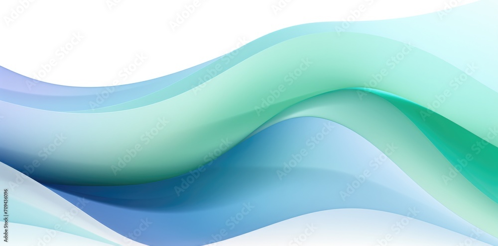 abstract blue and green waves with light background abstract blue and green waves with light background