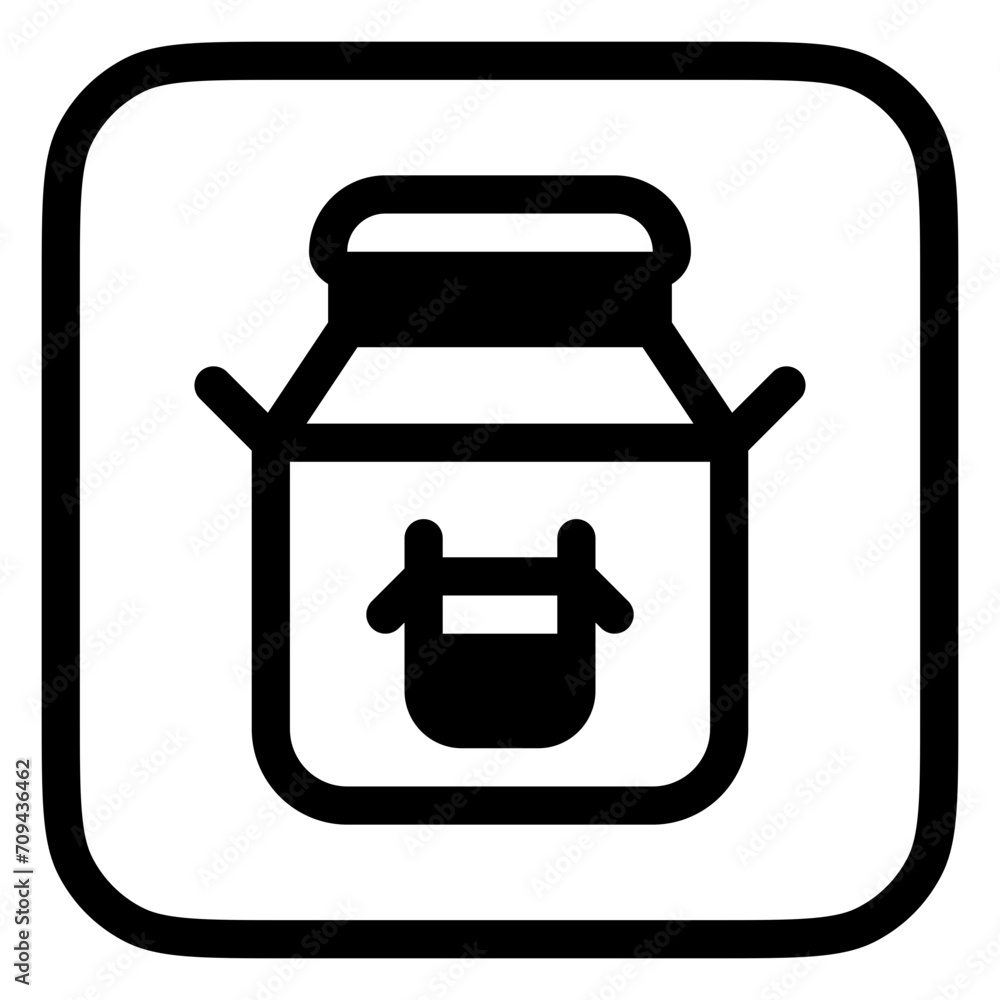 Editable milk can vector icon. Diary, farm, drink, beverage. Part of a big icon set family. Perfect for web and app interfaces, presentations, infographics, etc Editable milk can vector icon. Diary, farm, drink, beverage. Part of a big icon set family. Perfect for web and app interfaces, presentations, infographics, etc
