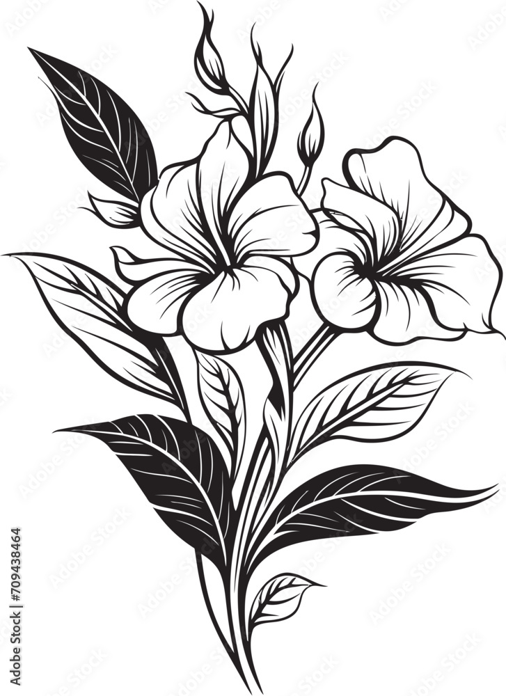 Sculpted Elegance Timeless Vector Logo Featuring Black Botanicals Petals in Noir Elegant Black Icon Showcasing Botanical Floral Design Sculpted Elegance Timeless Vector Logo Featuring Black Botanicals Petals in Noir Elegant Black Icon Showcasing Botanical Floral Design