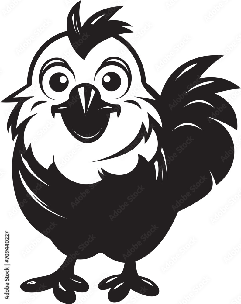 Plucky Palette Sleek Black Vector Logo Design for Chicken Icon Wings of Wisdom Chic Vector Logo Showcasing Chicken Sophistication Plucky Palette Sleek Black Vector Logo Design for Chicken Icon Wings of Wisdom Chic Vector Logo Showcasing Chicken Sophistication