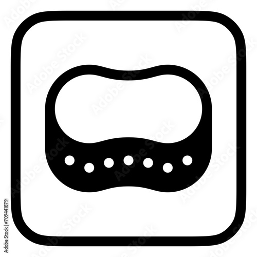 Editable cleaning sponge, scrubber vector icon. Part of a big icon set family. Perfect for web and app interfaces, presentations, infographics, etc