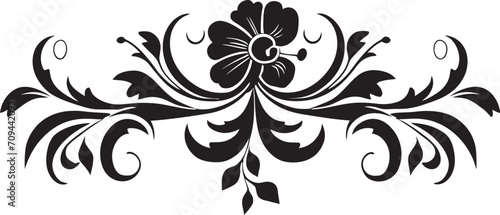 Antique Allure Stylish Emblem with Black European Border Regal Revival Sleek Logo Design Highlighting Vintage European Border