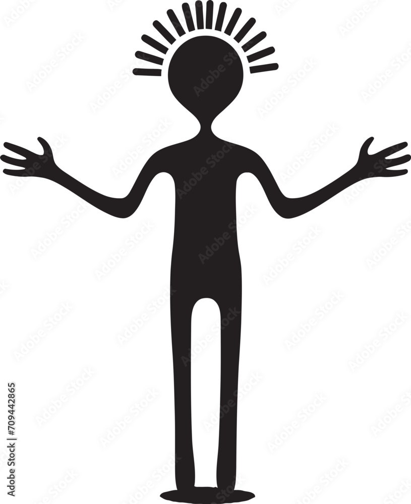 Quirky Quest Monochrome Logo with Doodle Stickman Playful Pencils Elegant Black Stickman Vector Emblem Quirky Quest Monochrome Logo with Doodle Stickman Playful Pencils Elegant Black Stickman Vector Emblem