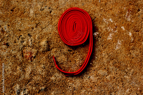 close up of nine letter with creaive concept