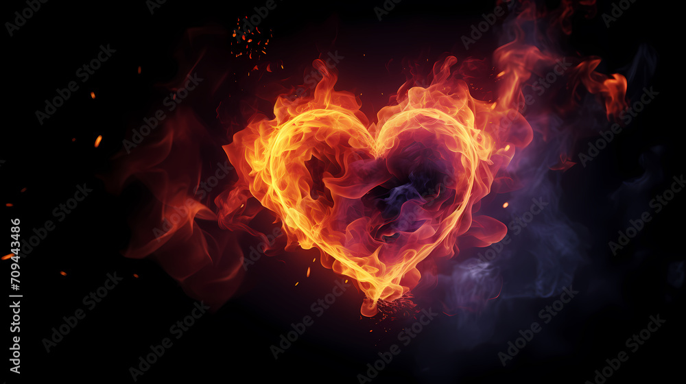 Valentine's Day, love and romance background, background with heart shapes Valentine's Day, love and romance background, background with heart shapes