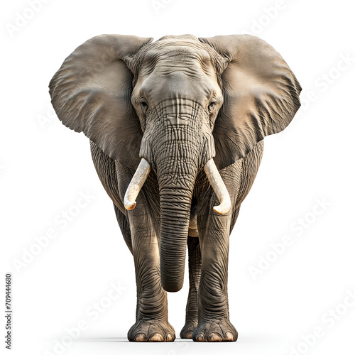 elephant isolated on white