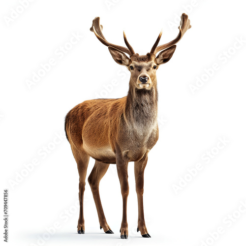 deer in a white background