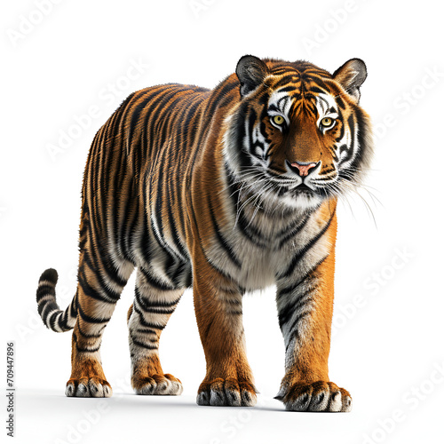 tiger isolated on white background