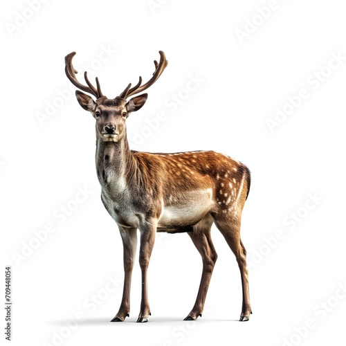 deer in a white background © Anuson