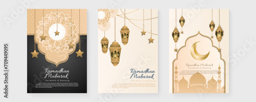 Ramadan card. Colorful colourful vector ramadan kareem greeting card template