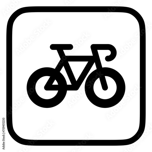 Editable bicycle vector icon. Vehicles, transportation, travel. Part of a big icon set family. Perfect for web and app interfaces, presentations, infographics, etc