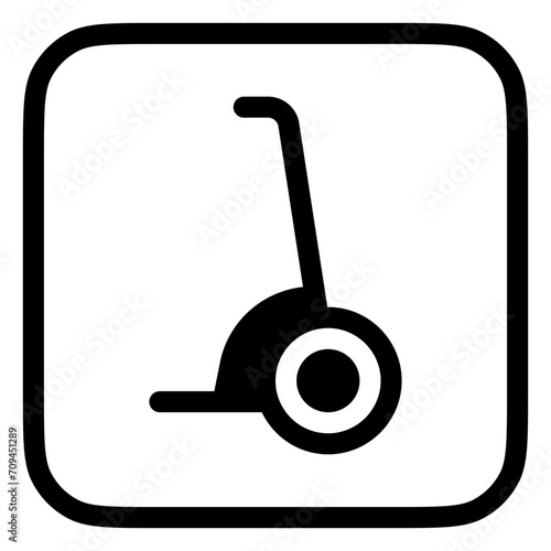 Editable segway scooter vector icon. Vehicles, transportation, travel. Part of a big icon set family. Perfect for web and app interfaces, presentations, infographics, etc