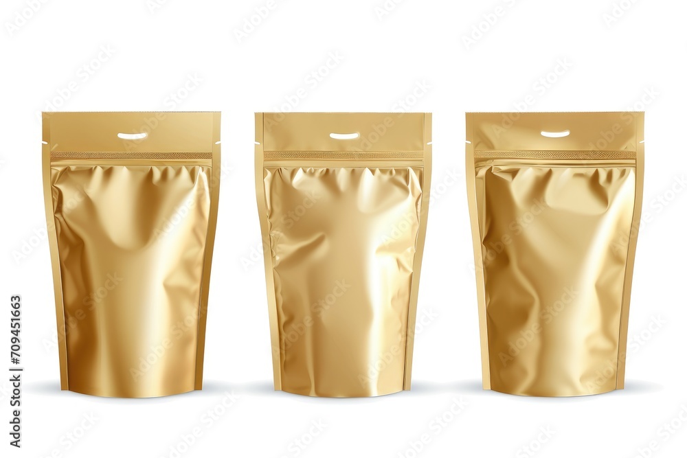 zip lock food packaging mockup isolated on transparent background. Generative AI. zip lock food packaging mockup isolated on transparent background. Generative AI.