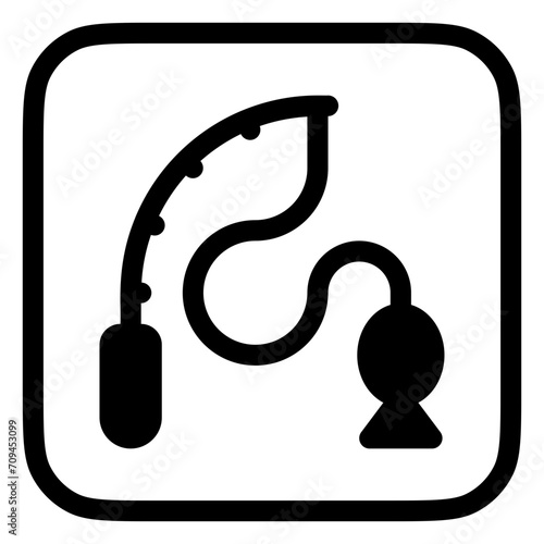 Editable fishing vector icon. Part of a big icon set family. Perfect for web and app interfaces, presentations, infographics, etc
