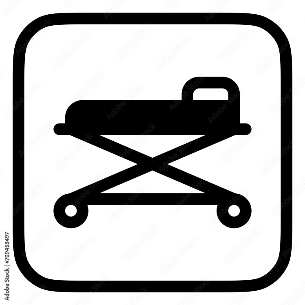 Editable stretcher vector icon. Part of a big icon set family. Perfect for web and app interfaces, presentations, infographics, etc Editable stretcher vector icon. Part of a big icon set family. Perfect for web and app interfaces, presentations, infographics, etc