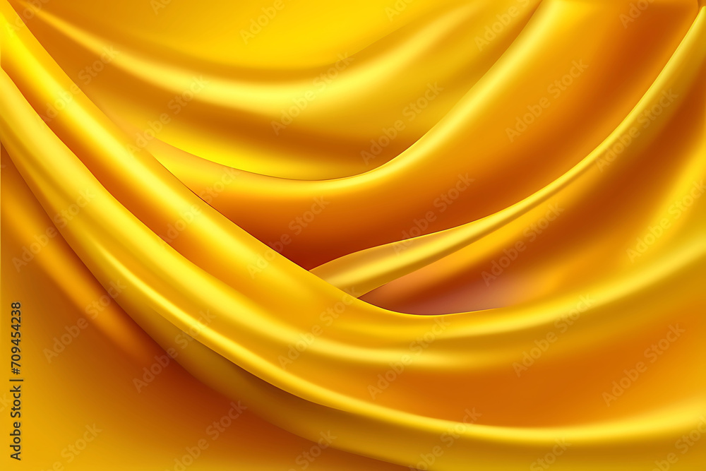 Fototapeta premium Yellow gradient silk background. Elegant and modern, perfect for any design. 