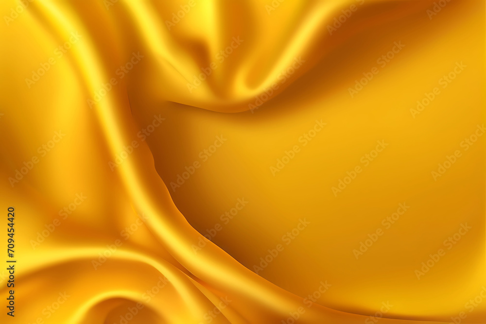 Fototapeta premium Yellow gradient silk background. Elegant and modern, perfect for any design. 