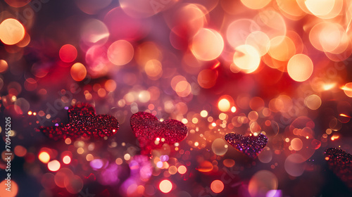 St. Valentine`s Day Abstract Background