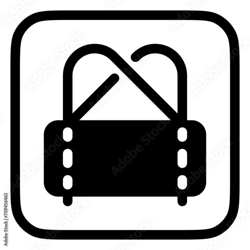 Editable duffel bag, gym bag vector icon. Part of a big icon set family. Perfect for web and app interfaces, presentations, infographics, etc