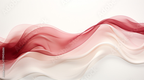 burgundy and cream flowing artwork on white background photo