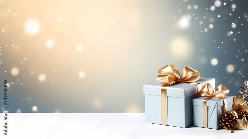 Gift box background with copy space for Christmas gifts, holidays or birthdays Gift box background with copy space for Christmas gifts, holidays or birthdays
