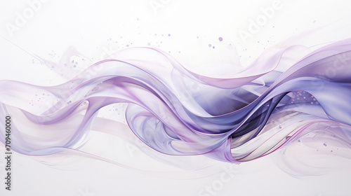 lavender and silver flowing artwork