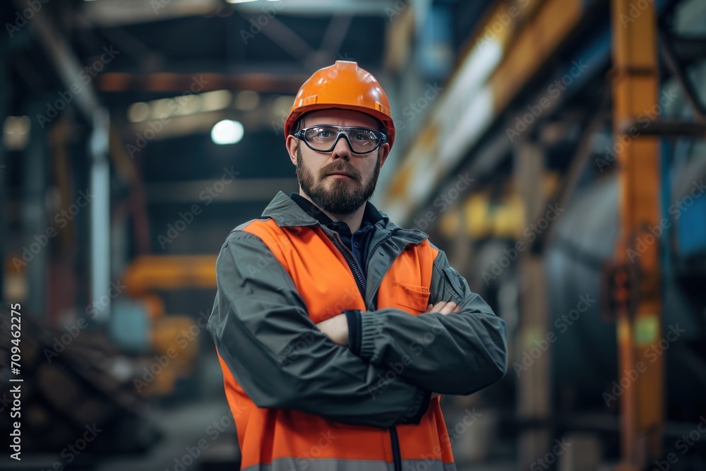 Professional engineer worker wearing uniform in a factory.,workers and industry Professional engineer worker wearing uniform in a factory.,workers and industry