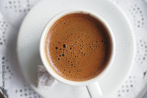 a cup of turkish coffee on table © Towfiqu Barbhuiya 