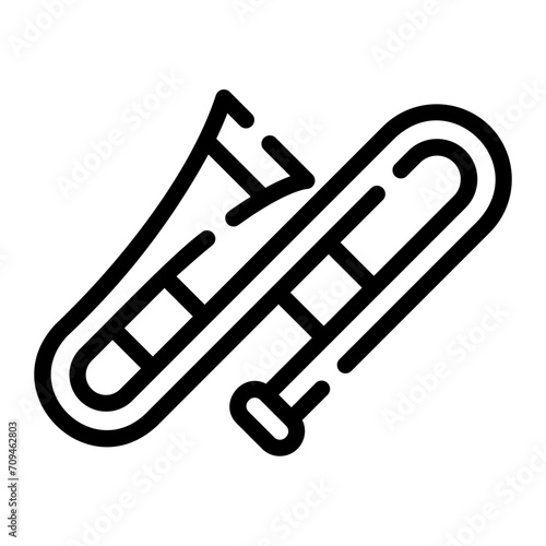 trombone Line Icon