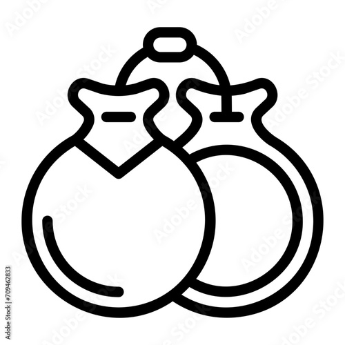 castanets Line Icon