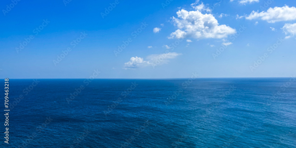 Beautiful blue sea in Bali
