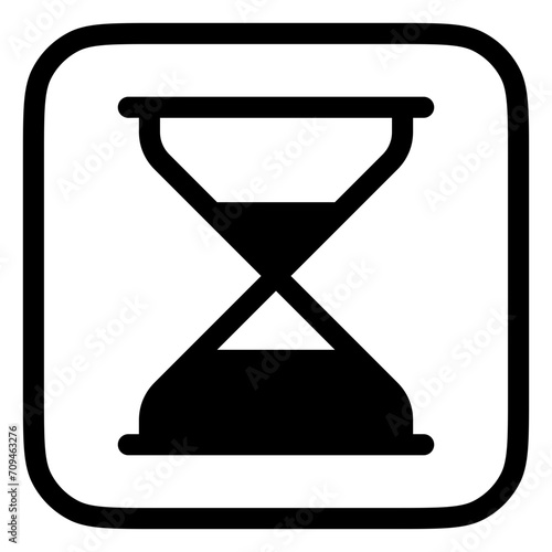 Editable vector hourglass icon. Part of a big icon set family. Perfect for web and app interfaces, presentations, infographics, etc