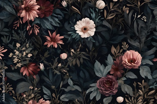 background with flowers