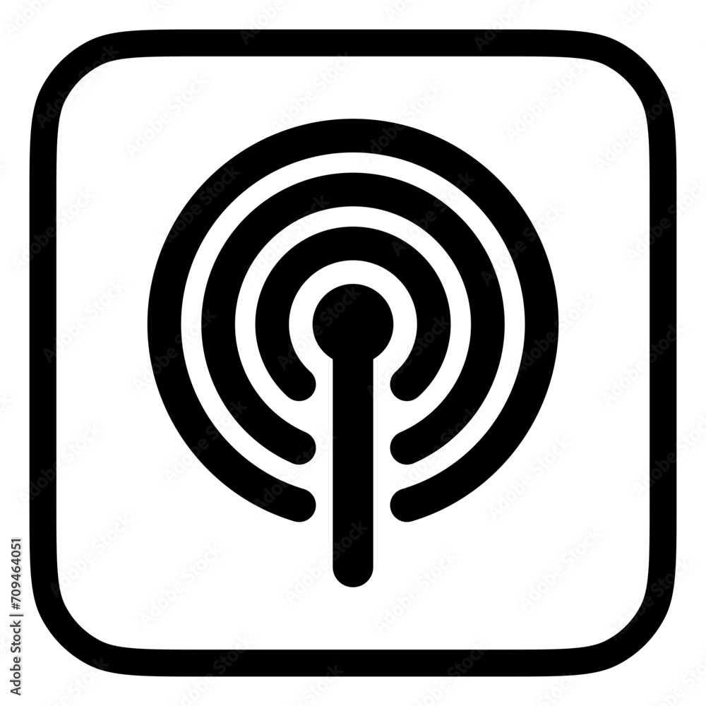 Editable vector wifi hotspot antenna icon. Part of a big icon set family. Perfect for web and app interfaces, presentations, infographics, etc Editable vector wifi hotspot antenna icon. Part of a big icon set family. Perfect for web and app interfaces, presentations, infographics, etc