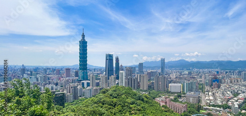 Taipei city view and Taipei 101 photo