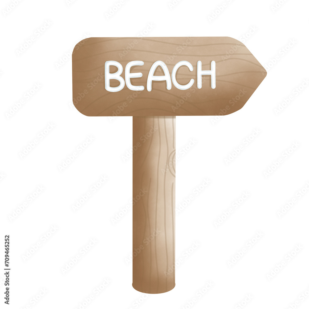 beach sign beach sign