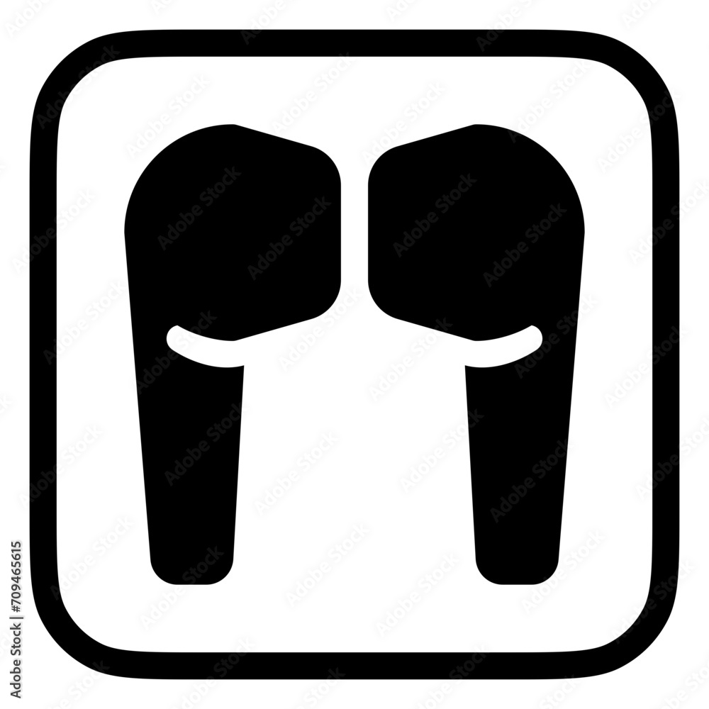 Editable vector wireless earphones icon. Part of a big icon set family. Perfect for web and app interfaces, presentations, infographics, etc Editable vector wireless earphones icon. Part of a big icon set family. Perfect for web and app interfaces, presentations, infographics, etc