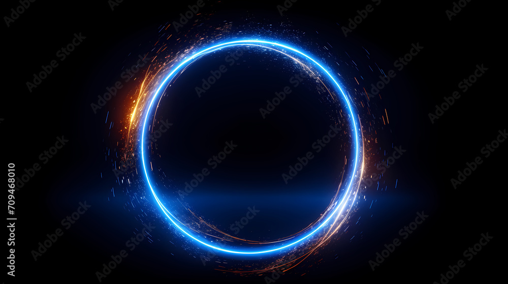 Abstract line art background, technological background Abstract line art background, technological background
