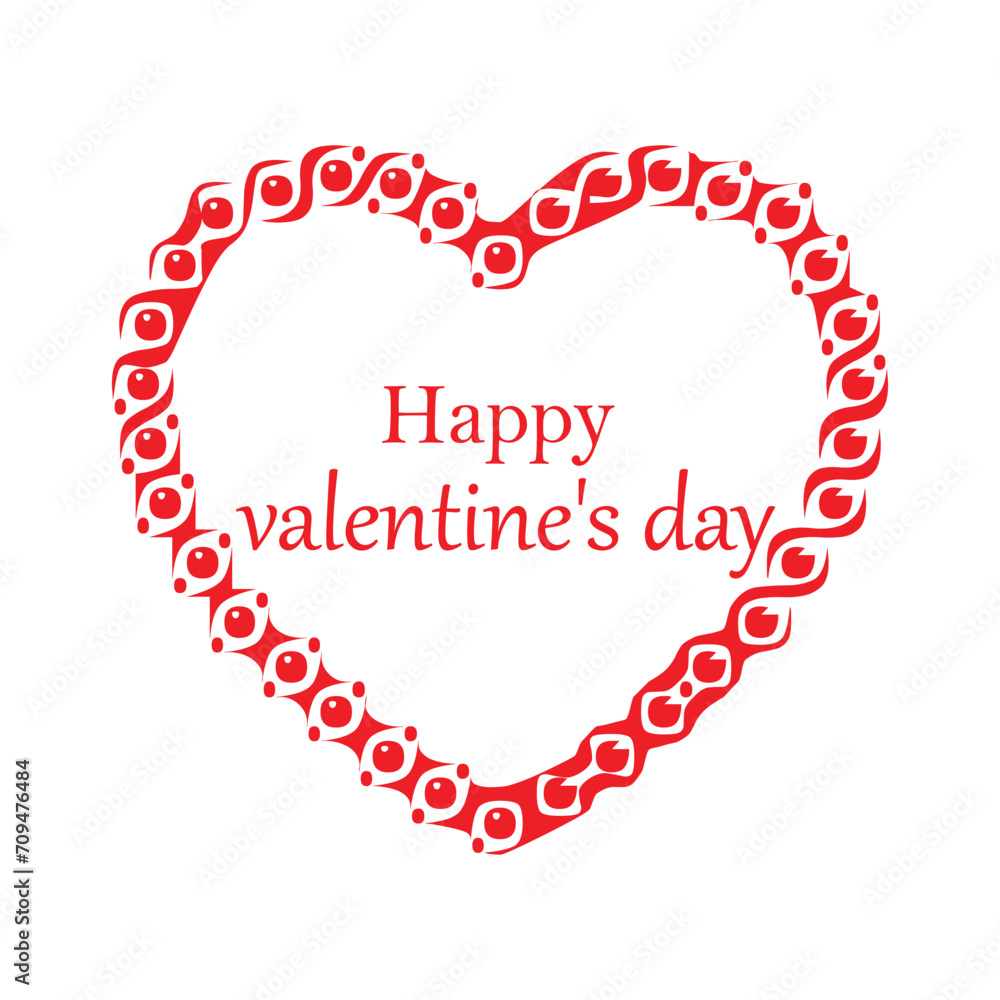 Vector happy valentines day greeting wishes decorative paper hearts card