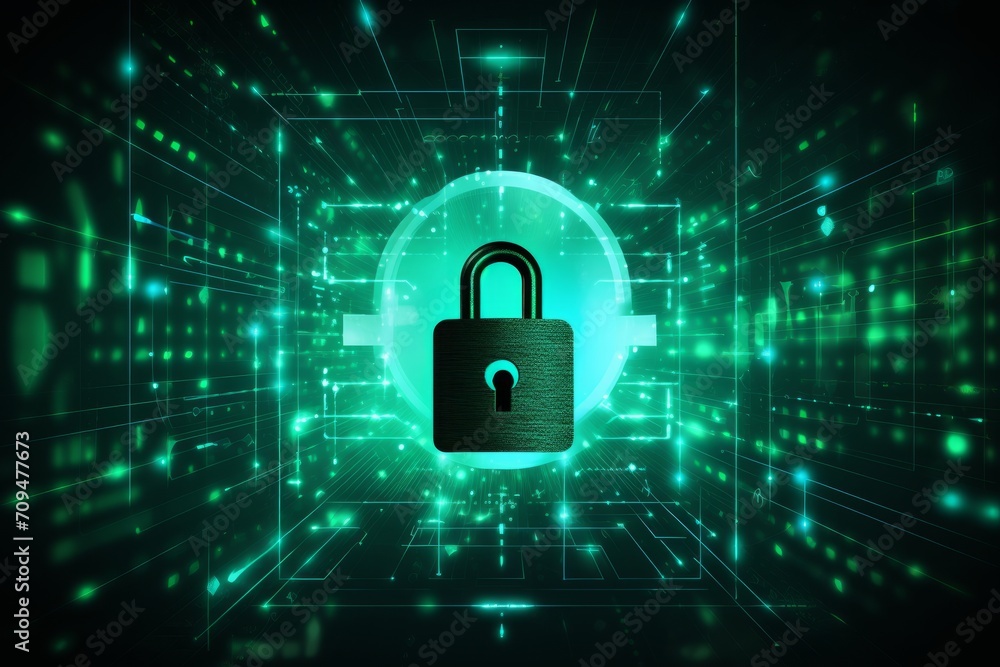 Cyber security theme with padlock and data. Cyberspace antivirus concept Cyber security theme with padlock and data. Cyberspace antivirus concept