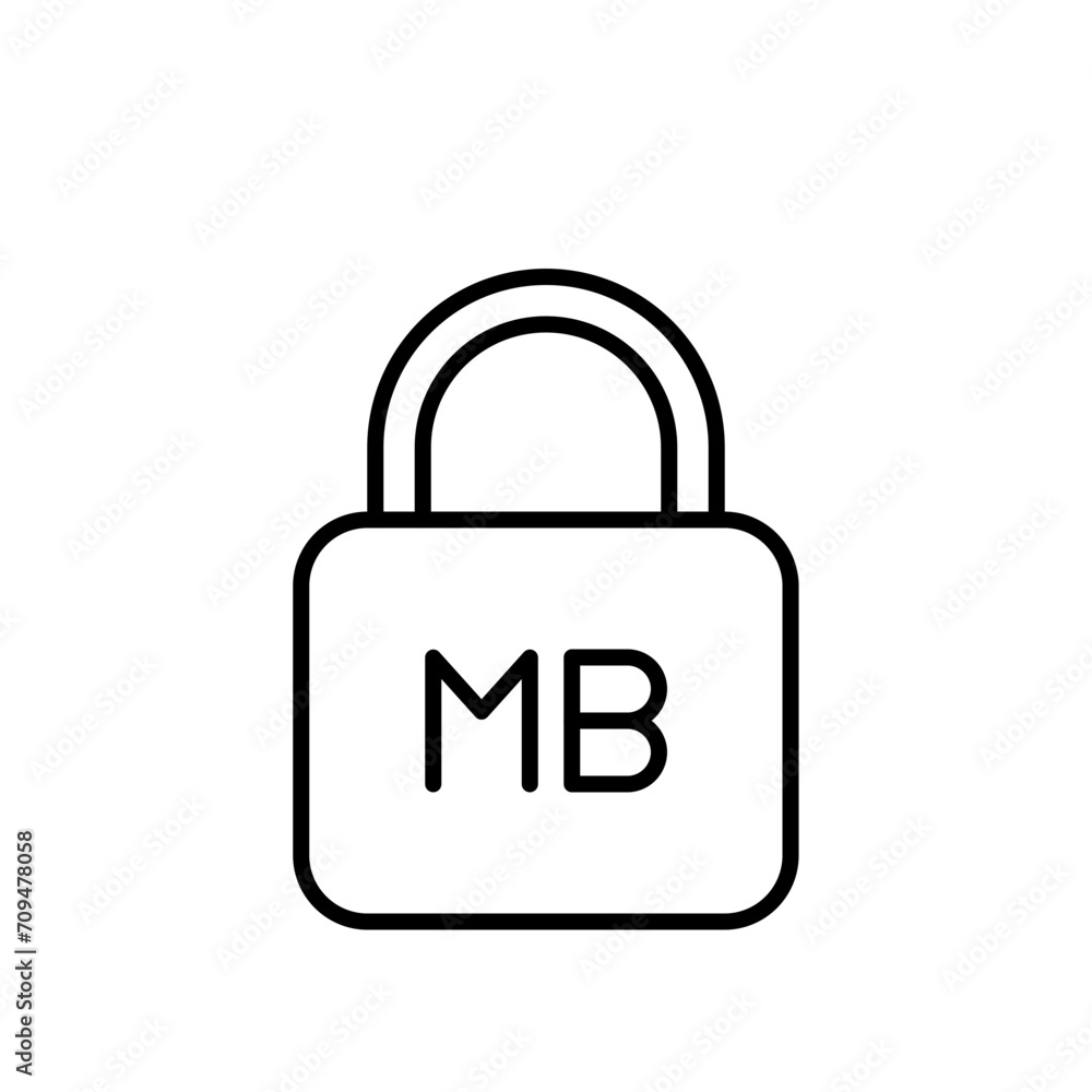 Data security outline icons, minimalist vector illustration ,simple transparent graphic element .Isolated on white background Data security outline icons, minimalist vector illustration ,simple transparent graphic element .Isolated on white background