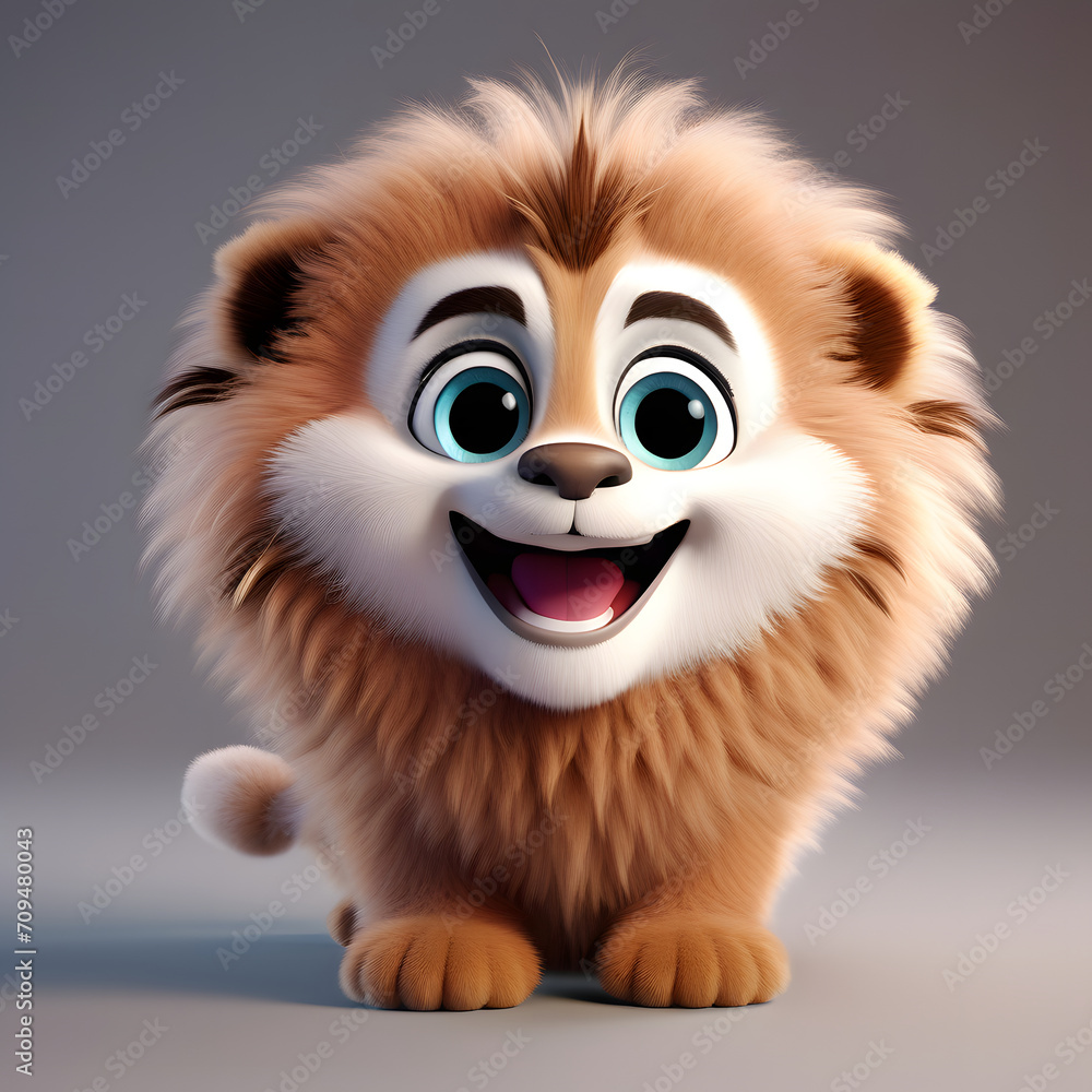 Lion smiling 092. Generate Ai Lion smiling 092. Generate Ai