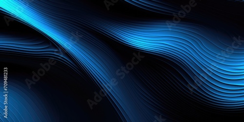 Black dark azure cobalt sapphire blue abstract background. Color gradient. Geometric shape. Wave, wavy curved line © Eyepain