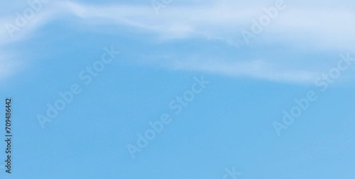 The blue sky above the natural scenery of the mountains is beautiful and soothing