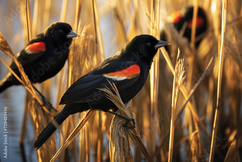 red winged blackbird © Jacek