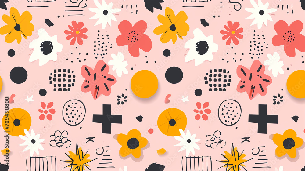 seamless pattern with birds seamless pattern with birds